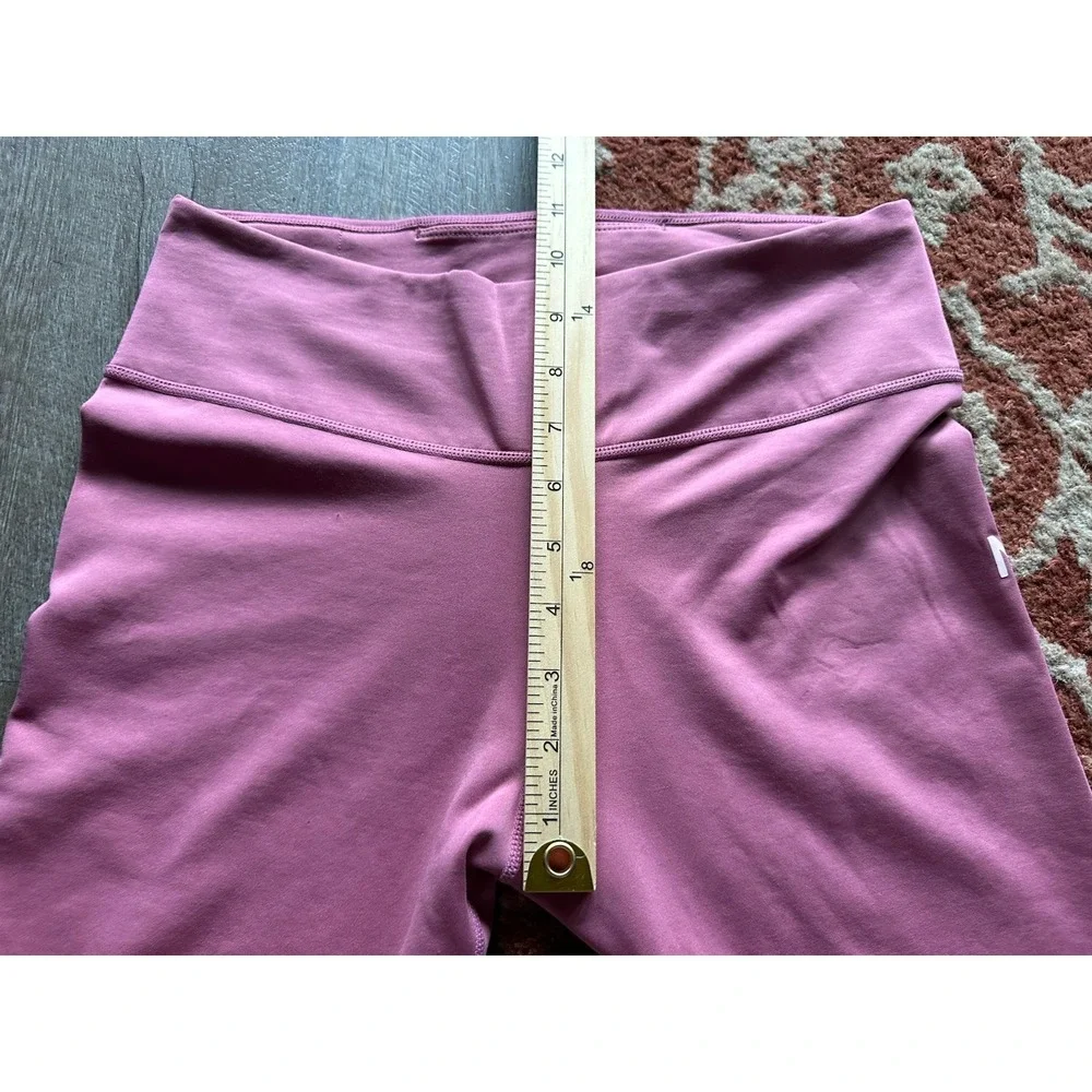 Nike Dri Fit Mauve Pink Spellout‎ Leggings M Medium